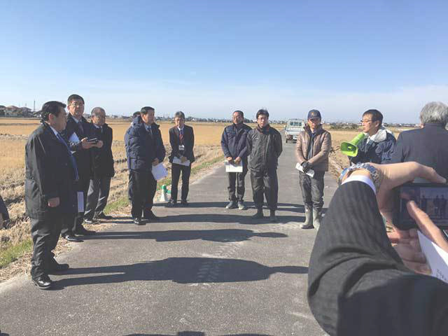 静岡県土地改良議員連盟現地研修会視察!