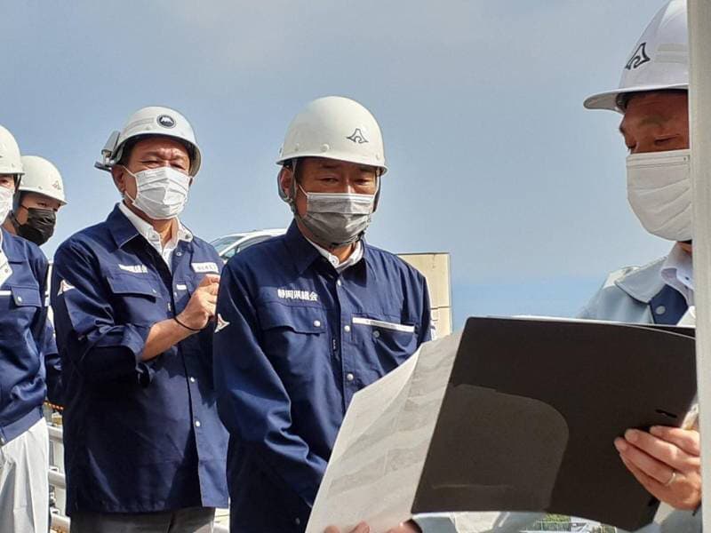 県議会建設委員会「熱海市伊豆山地区」視察