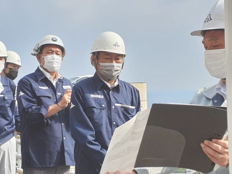 県議会建設委員会「熱海市伊豆山地区」視察