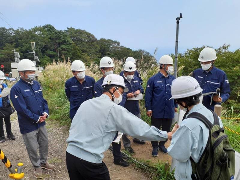 県議会建設委員会「熱海市伊豆山地区」視察